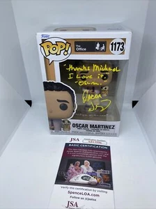 Oscar Nunez Signed Funko Pop The Office Oscar Martinez #1132 Autograph JSA COA - Picture 1 of 6