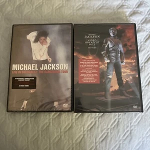 Michael Jackson Video Greatest Hits - HIStory + Bucharest Dangerous Tour DVD NEW - Picture 1 of 2