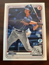 2020 BOWMAN 1ST EDITION DREW WATERS BRAVES # 2 RARE