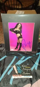 Paige Saraya WWE NXT AEW hand signed Autographed 8x10 Photo 11x14 Matted JSA - Picture 1 of 1