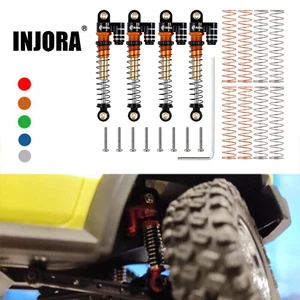 Amortiguadores telescópicos roscados de doble cañón INJORA para actualización axial SCX24, 43 mm - Imagen 1 de 20