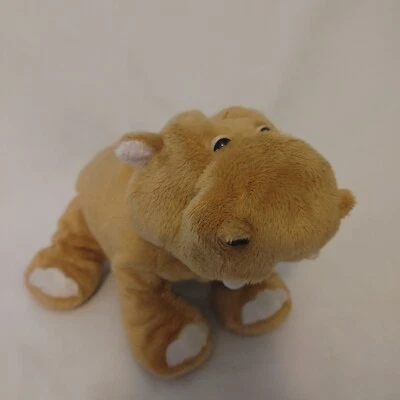 Ganz Webkinz Mud Hippo Plush Stuffed Animal Brown 10" Soft Toy HM374 - Image 1 of 4