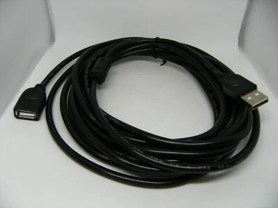 16Ft 5 Meter Long Standard USB 2.0 Extension Cable Ferrite Signal Printer Scan A - Image 1 of 4