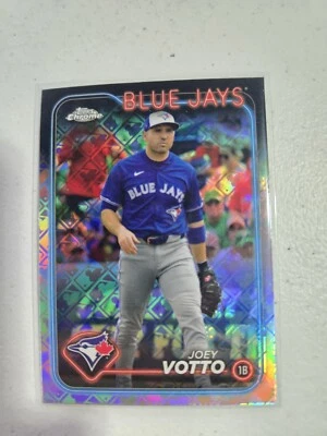 2024 Topps Chrome Logofractor Joey Votto Card #171 Toronto Blue Jays - Image 1 of 2