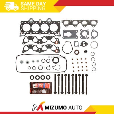 Head Gasket Bolts Set Fit 92-95 Honda Civic 1.5L D15B7 - Image 1 of 4
