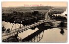 Early 1900S Rum River Bridge And Scenery At Cambridge, Mn Postcard