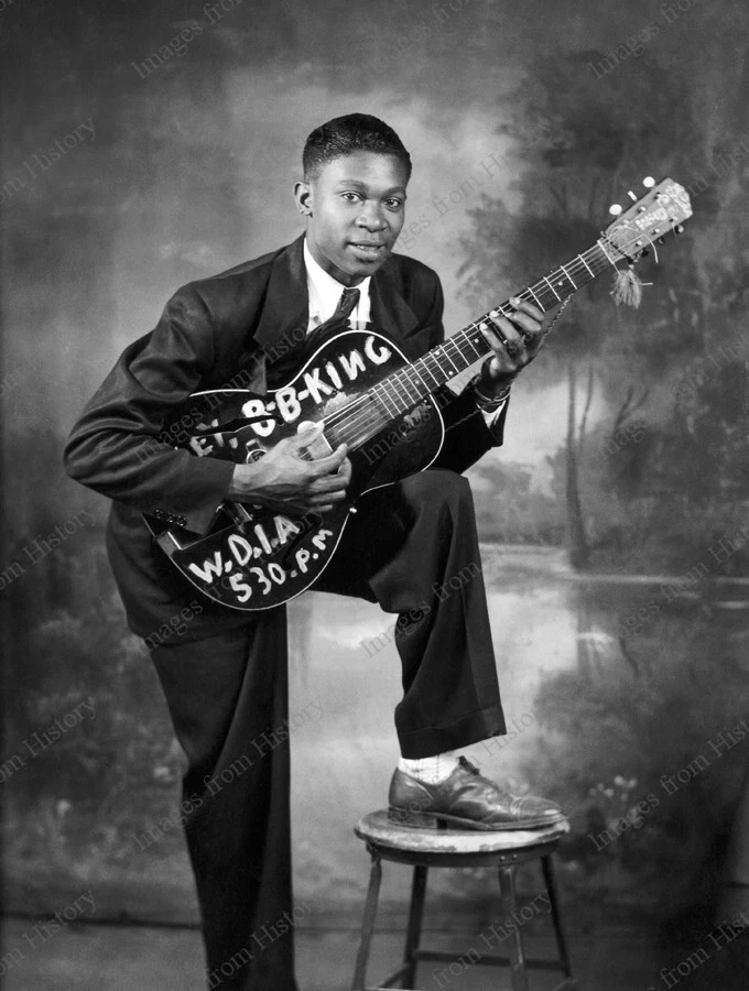 8x10 Print B.B. King Memphis Tennessee 1948 #MEPA - Image 1 of 1