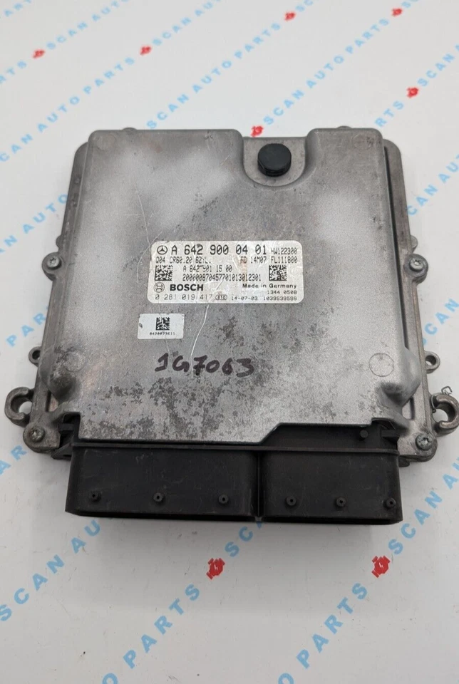Mercedes-Benz ML350 2015 Bosch A6429000401 ECU 0281019417 usado Foto 1 de 4