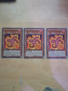 Yu-Gi-Oh! 3 x Volcanic Scattershot FOTB-EN010 1st Edition Common (NM/LP) - Picture 1 of 7