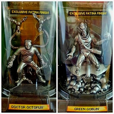 Marvel Heroes Doctor Octopus/Green Goblin 钛系列压铸银 Patina — 第 1/4 张图片