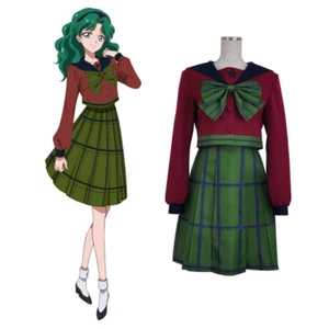 Sailor Moon Mugen Infinity Michiru Kaiou School Uniform Cosplay Costume H028 - Picture 1 of 6