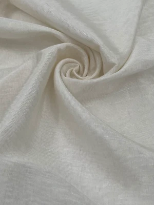 White Silk Moire Fabric By 2 Meters, Watermark Patterned, - Image 1 of 4