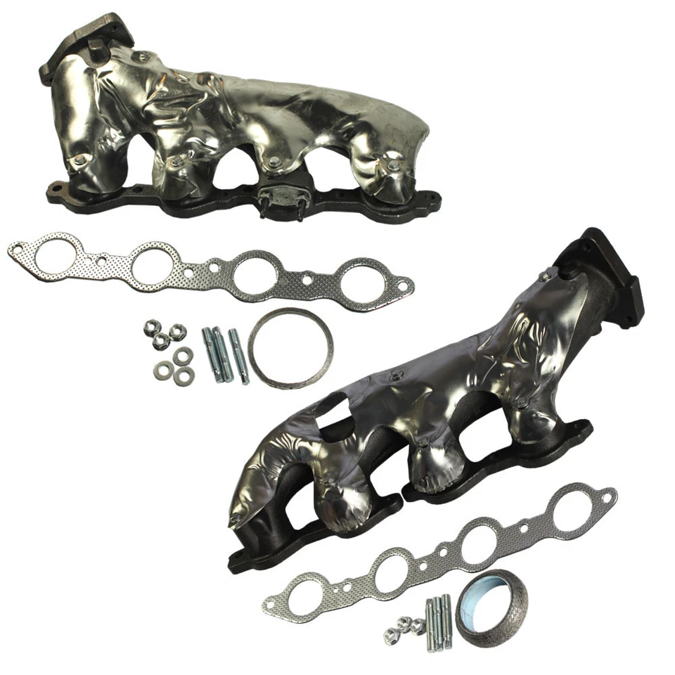 Par de colectores de escape lado derecho izquierdo para Silverado Escalade Savana Avalanche H2 Foto 1 de 4