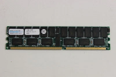 MEMORIA DIMM HP 300701-001 1GB 184 PIN DDR ECC SIMPLETECH 90000-21072-614 Foto 1 de 2
