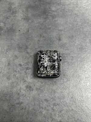 Apple Watch Series 3  38mm Aluminium Case Black Sport Band - (GPS) - Faulty - Image 1 of 4