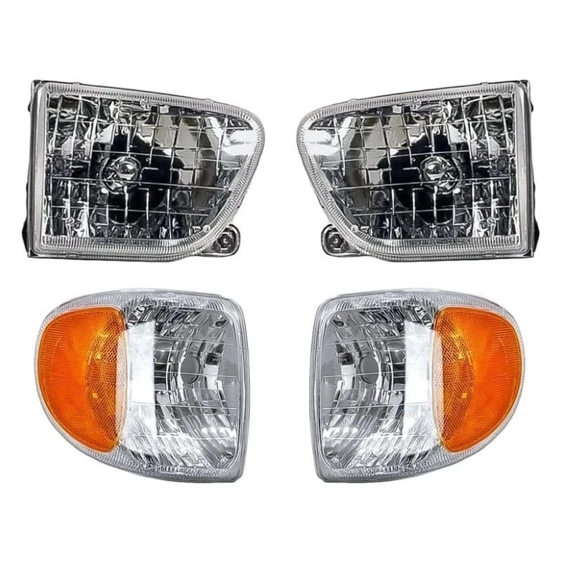 Front Headlight & Corner Light Pair Set For 1998-2001 Mercury Mountaineer 4pcs Foto 1 de 4