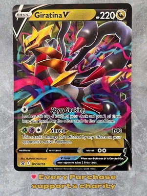 Giratina V SWSH259 Sword & Shield Black Star Promo Cards Holo NM - Image 1 of 3
