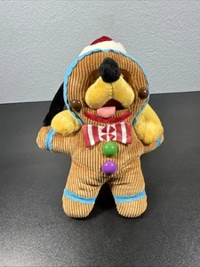 Disney Theme Park Edition Bean Bag Pluto Christmas 2003 Walt Disney World - Picture 1 of 5