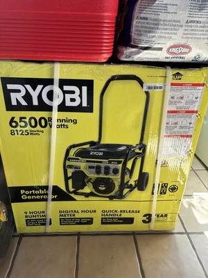 Generador portátil Ryobi 6500 - En caja. Nunca usado. *Solo recogida*  Foto 1 de 2