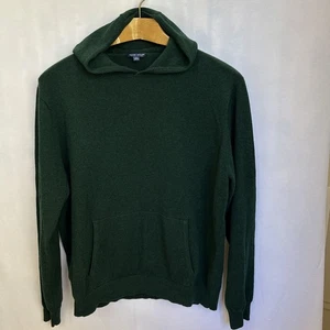Peter Millar Crown Crafted Popover Hoodie Sweater Green Merino Wool Cashmere XXL - Picture 1 of 7