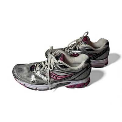 Zapato Mujer Saucony Grid Stratus 5 N2828 Plateado y Rosa Talla 8.5 Foto 1 de 4