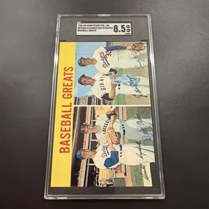 1960 Colour Picture Pub Inc. Drysdale / Chance / Mays / Koufax SGC 8.5 NM-MT+ - Picture 1 of 3