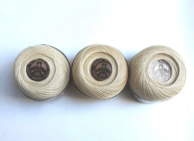 OB Cordonnet Special Crochet Thread Art. 5755 No:40/60 ECRU 100 Gram NOT DMC - Image 1 of 2