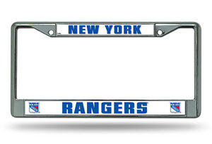 NHL Chrome License Plate Frame by Rico Industries -Select- Team Below