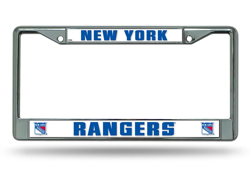 Rico Industries NHL 铬制车牌架 - 选择 - 下面团队 — 第 1/1 张图片
