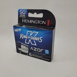 Remington King of Shaves Azor 5 Ersatzpatronen - Box mit 6 Stück - Neu - Bild 1 von 7