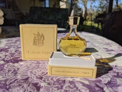 Perfume perfume vintage Nina Ricci L'Air du Temps 7,5 ml en caja hecho en París Foto 1 de 4