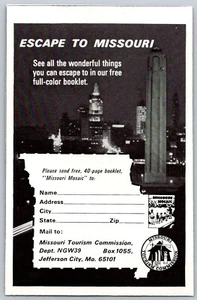 PRINT AD 1969 Escape to Missouri Mosaic SMALL 3" x 4.5" - Picture 1 of 1