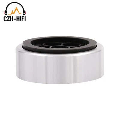 4pcs  For AMP Speaker Turntable DAC 61x23mm Isolation Feet Aluminum Plastic Pad - Image 1 of 4