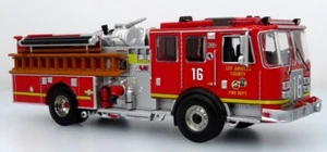 Iconic Replicas 1:64 KME Predator Fire Engine: LACFD - Engine 16 - Picture 1 of 7