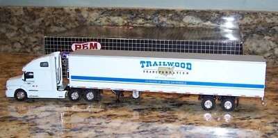 PEM Hartoy Trailwood Transporte Modelo Diecast Semirremolque y Remolque 1:64 RARO Foto 1 de 4