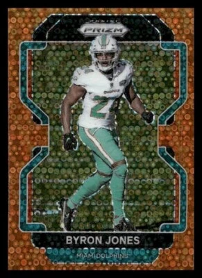 2021 Panini Prizm #110 Byron Jones Orange Disco Dolphins - Image 1 of 2