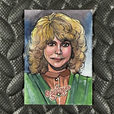 2024 CRYPTOZOIC A CHRISTMAS STORY 40TH ANN. LOUIE JANE SKETCH CARD RAPLHIE'S MOM - Image 1 of 2