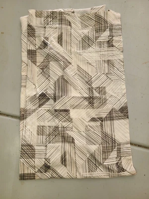 West Elm "Geometric Design" 48 X 96 Drape Panel - 1 Panel - Image 1 of 4