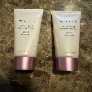 MALLY Perfect Prep Poreless Primer - Lot Of 2 1oz/30mL NWOB - Picture 1 of 5