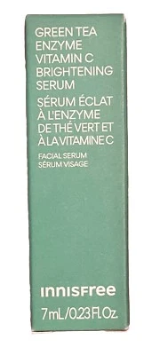 Suero iluminador de vitamina C enzima té verde Innisfree 7 ml/0,23 floz. Viaje NUEVO Foto 1 de 2