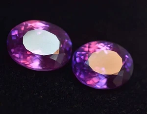 12 Ct Natural Tanzanite Extremely Rare Purple Oval Certified Rare Loose Gemstone - Bild 1 von 6