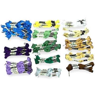 Lot 85 Skeins DMC Embroidery Floss Mixed Colors Mouline Special 25 Cotton France - Image 1 of 4