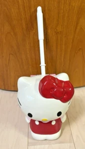NWT Hello Kitty Red Ceramic Toilet Brush & Holder : Bathroom Decor - Picture 1 of 17