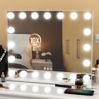 Vanity Mirror with Lights, 22.8"x 18.2" Large Hollywood Lighted Makeup Mirror...