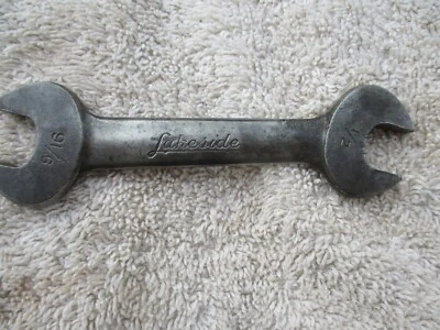 LLAVE JUNTO AL LAGO #725-B, LLAVE DE EXTREMO ABIERTO DBL 9/16" X 1/2" HECHA EN EE. UU. Foto 1 de 4