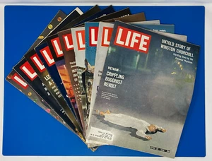 LIFE Magazine Lot of 10 April-June 1966, Churchill, Christie Jackie Taylor Mame - Picture 1 of 20