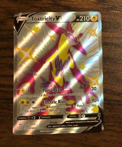 Pokemon SHINING FATES Shiny Vault Toxtricity V SV112/SV122 - NM - Pack Fresh - Picture 1 of 6