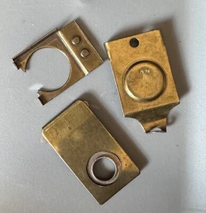 VINTAGE MASSIVE MESSING SCHRANKTÜR SCHNÄPPER Schlossteile - Bild 1 von 2