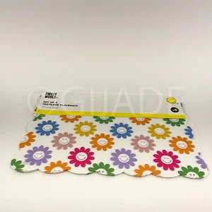 Smiley World Textilene Placemats - Set of 8 " 13"x19" New - Picture 1 of 5