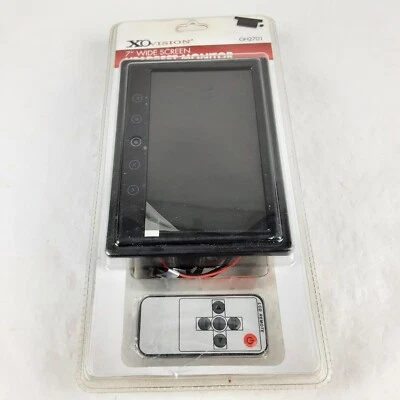 XOvision 7" Wide Screen Headrest Monitor New In Original Packaging  - Image 1 of 4